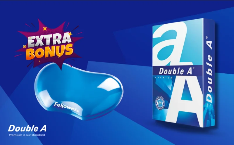 Kup Double A Premium i odbierz podkładkę pod nadgarstek Fellowes