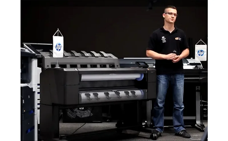 Odwiedziny w Showroomie HP. DesignJet T1500 ePrinter na żywo.