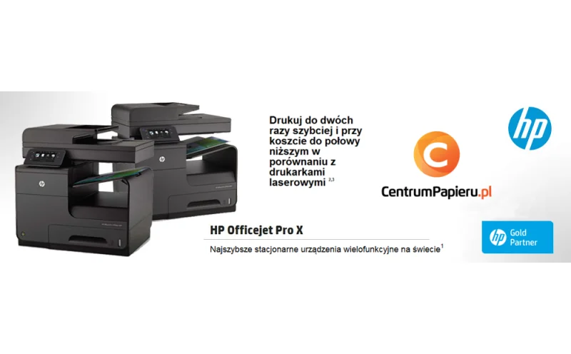Seria HP Officejet Pro X. Najszybsze stacjonarne urządzenia wielofunkcyjne na świecie.