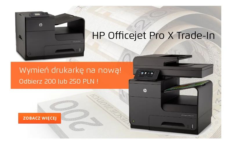 Wymień stare na nowe - program HP Officejet Pro X Trade-In