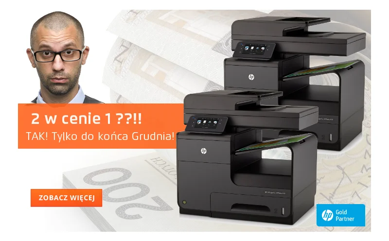 HP OfficeJet Pro X 2 w cenie 1 - MEGAMOCNA PROMOCJA