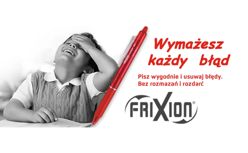 Pilot FriXion - pisz i poprawiaj - narzędzie dla perfekcjonisty