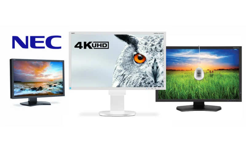 Monitory NEC w Centrum Papieru
