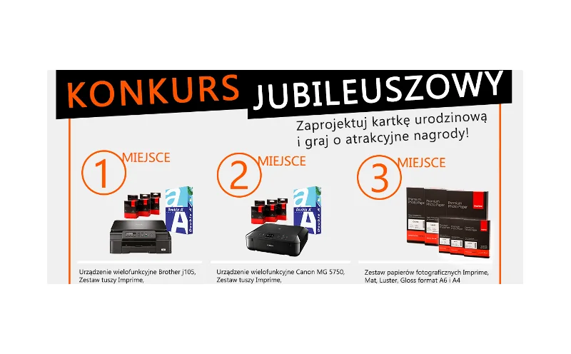 Konkurs urodzinowy Centrum Papieru