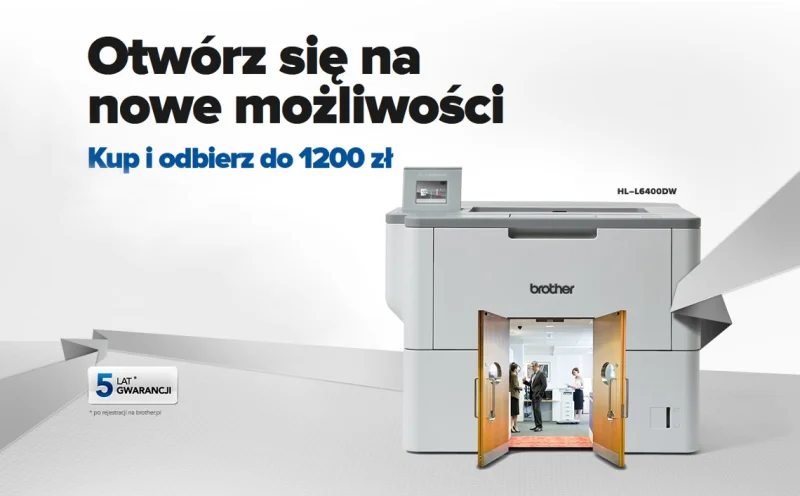 Kup i odbierz do 1200 zł od BROTHER.