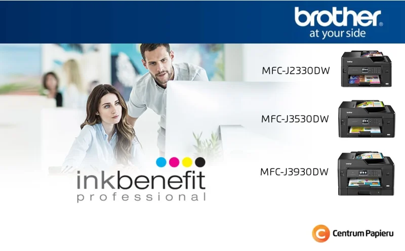 Urządzenia BROTHER InkBenefit Professional MFC-J2330DW / MFC-J3530DW / MFC-J3930DW
