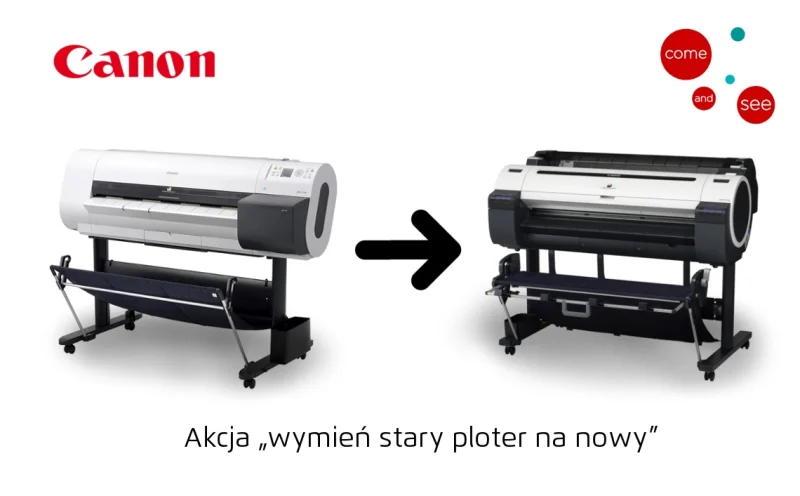Wymień stary ploter na nowego CANONA iPF670, iPF680, iPF685, iPF770, iPF780, iPF785