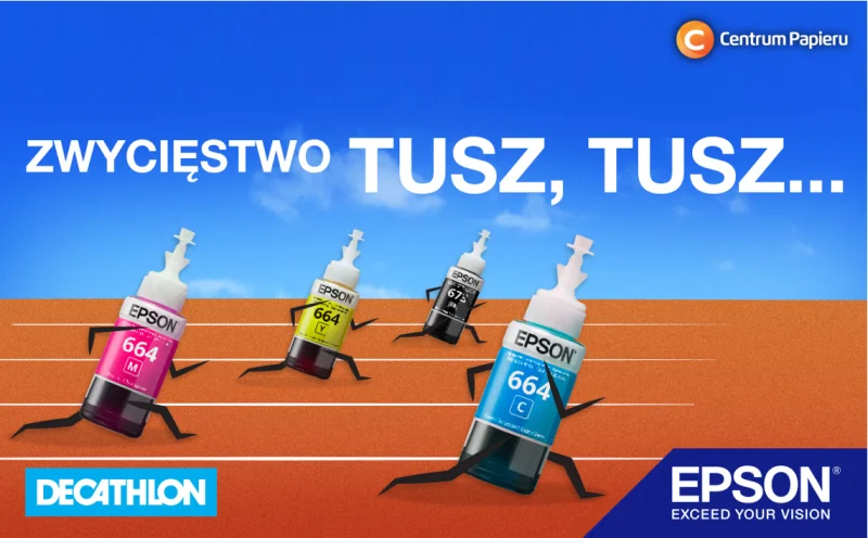 Kup drukarkę Epson i odbierz kartę podarunkową Decathlon!