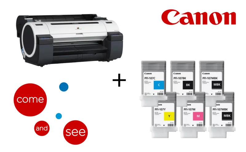 CANON imagePROGRAF iPF670 + komplet tuszy