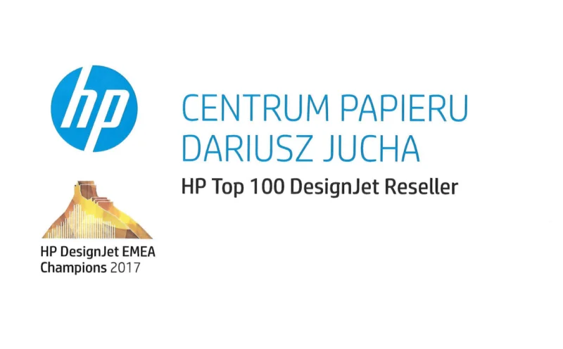 HP Top 100 DesignJet Reseller - EMEA Champions 2017