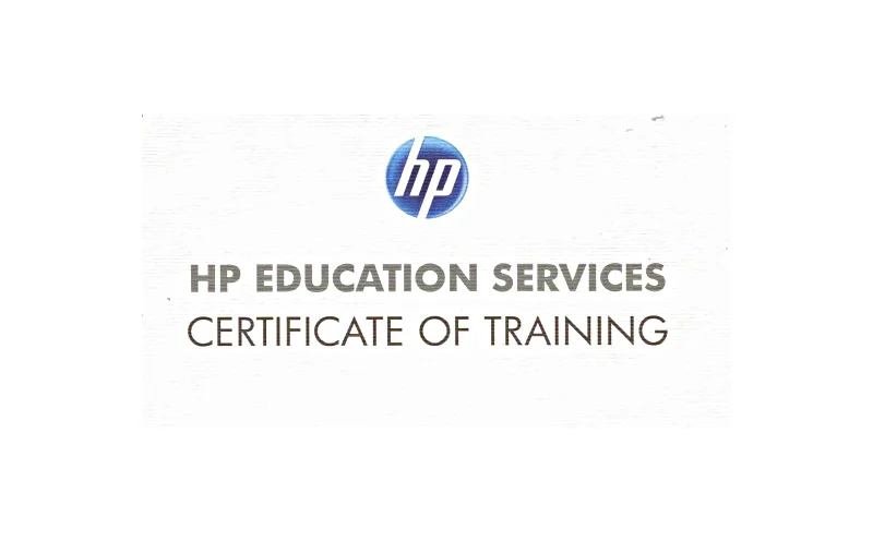Certyfikaty szkoleniowe HP dla naszych handlowców.