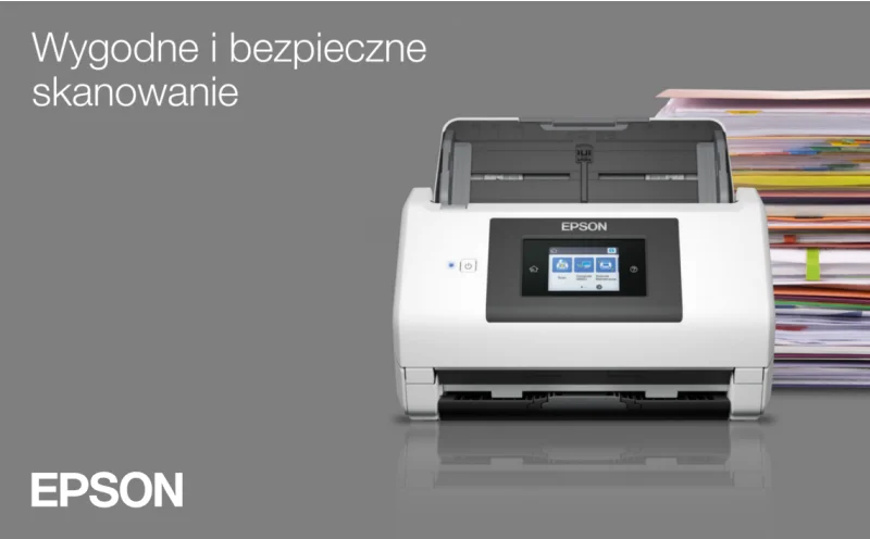 Skanery EPSON z 5-letnią gwarancją