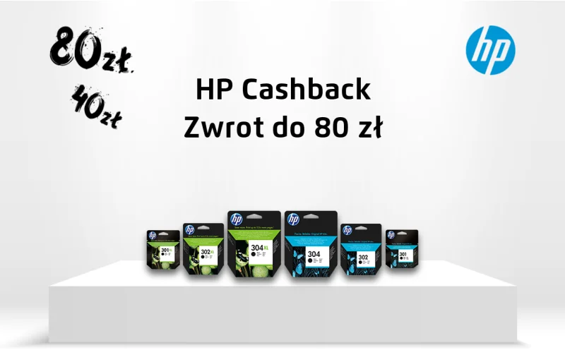 HP Cashback. Zwrot kosztów – nawet do 80 zł.