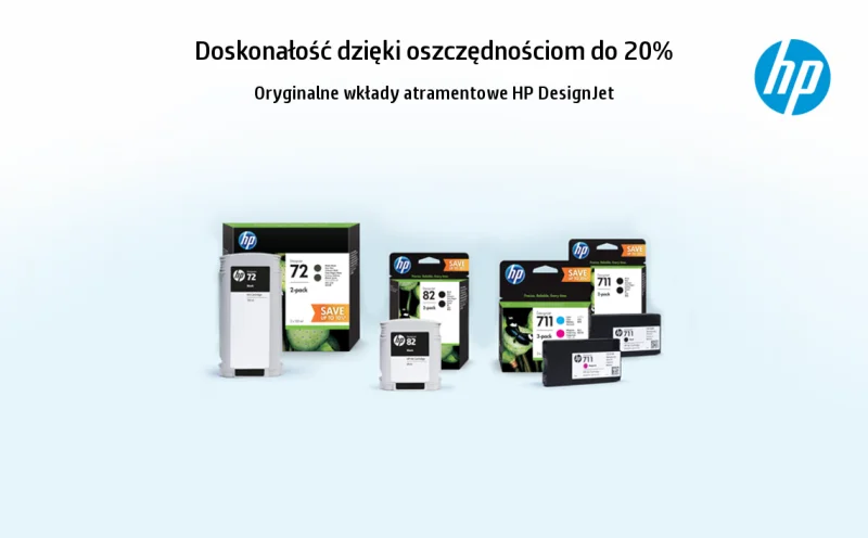 Oszczędź do 20% dzięki zestawom wkładów HP