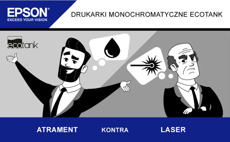 Atrament kontra laser - drukarki EPSON EcoTank