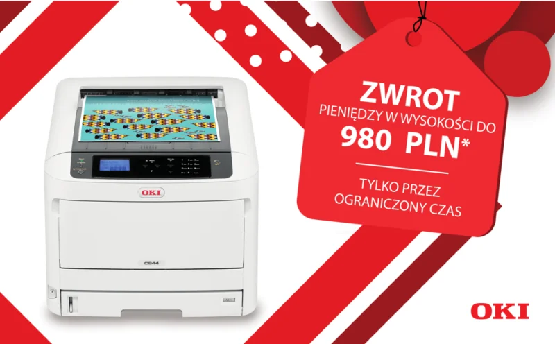 Zestaw do druku branżowego OKI + zwrot do 980 PLN