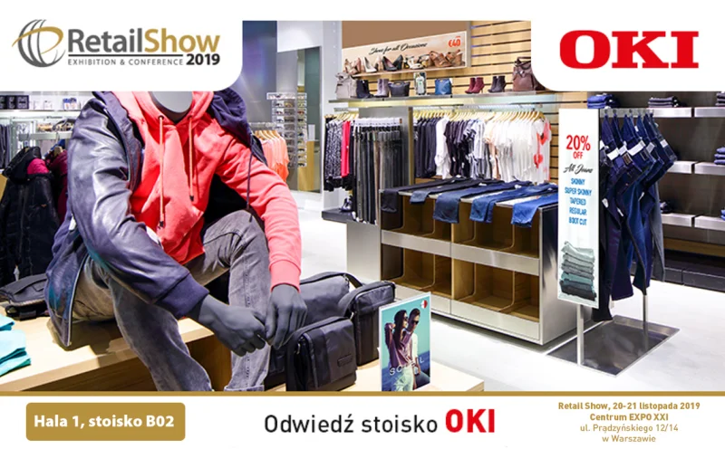 Targi RetailShow 2019 - odwiedź stoisko OKI