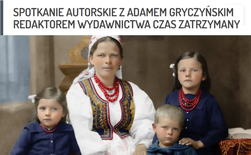 Spotkanie autorskie z Adamem Gryczyńskim