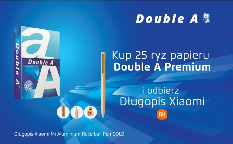 Papier Double A + Długopis Xiaomi Mi
