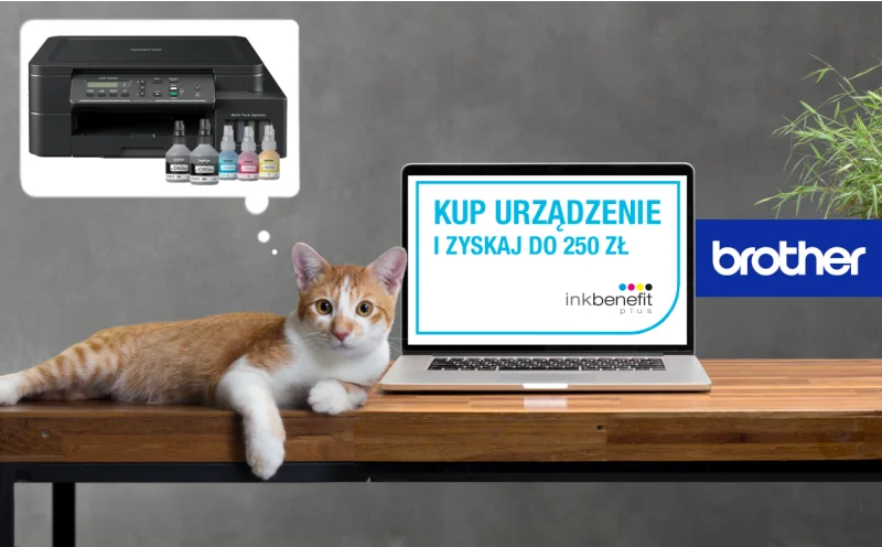 Kup drukarkę Brother i zyskaj nawet do 250 zł