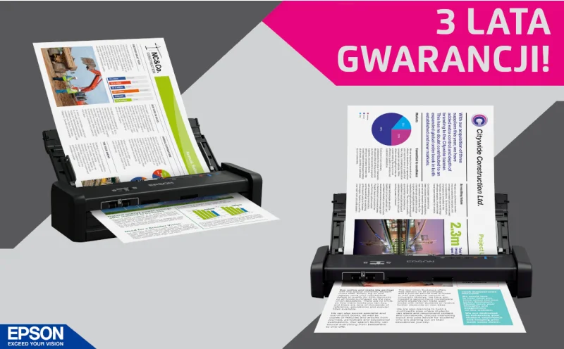 Trzykrotnie Więcej Bezpieczeństwa: Przedłużona Gwarancja Skanerów Epson