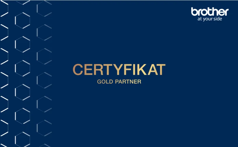 Centrum Papieru zyskuje Certyfikat Gold Partner od Brother