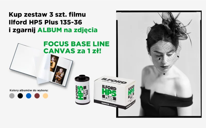 Kup zestaw Ilford HP5 Plus i zgarnij stylowy album na zdjęcia