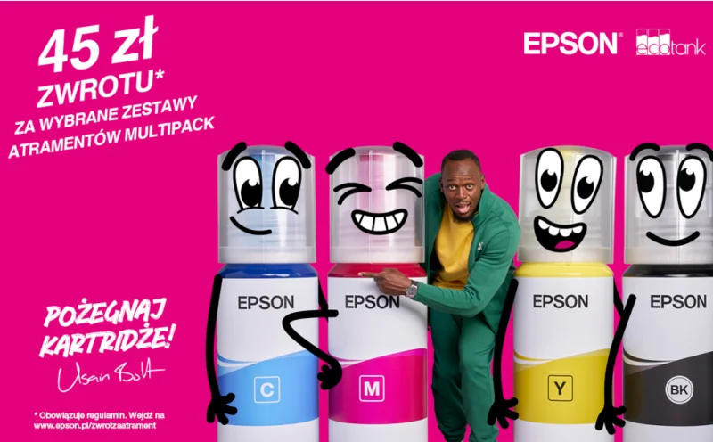 Oszczędzaj z Epson: Zwrot 45 zł za zakup tuszu Multipack EcoTank