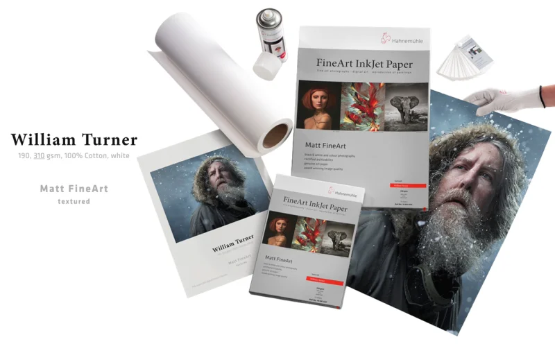 Hahnemühle William Turner 310 g/m² – papier FineArt o wyrazistej fakturze